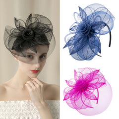 Fascinators Hat Tea Party Headwear Ribbons Feathers With Headband