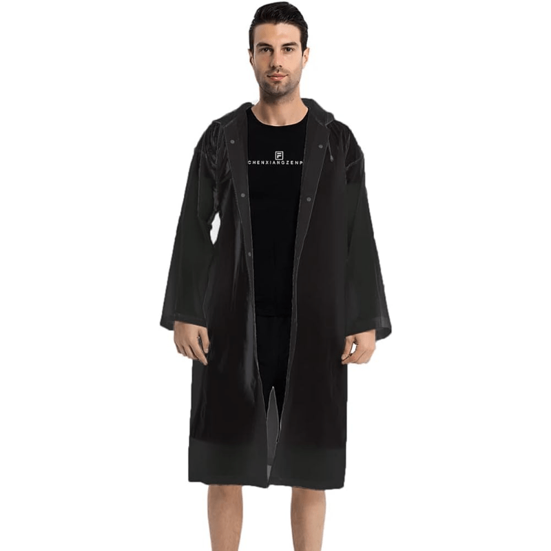 2pcs Reusable Rain Ponchos for Men and Women Stay Dry in Style