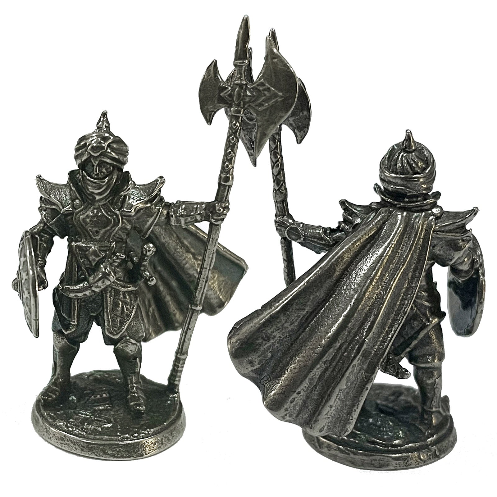 Copper Metal Warrior Arab Knight Soldier Model for Board Games Car Decoration