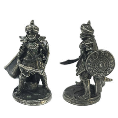 Copper Metal Warrior Arab Knight Soldier Model for Board Games Car Decoration