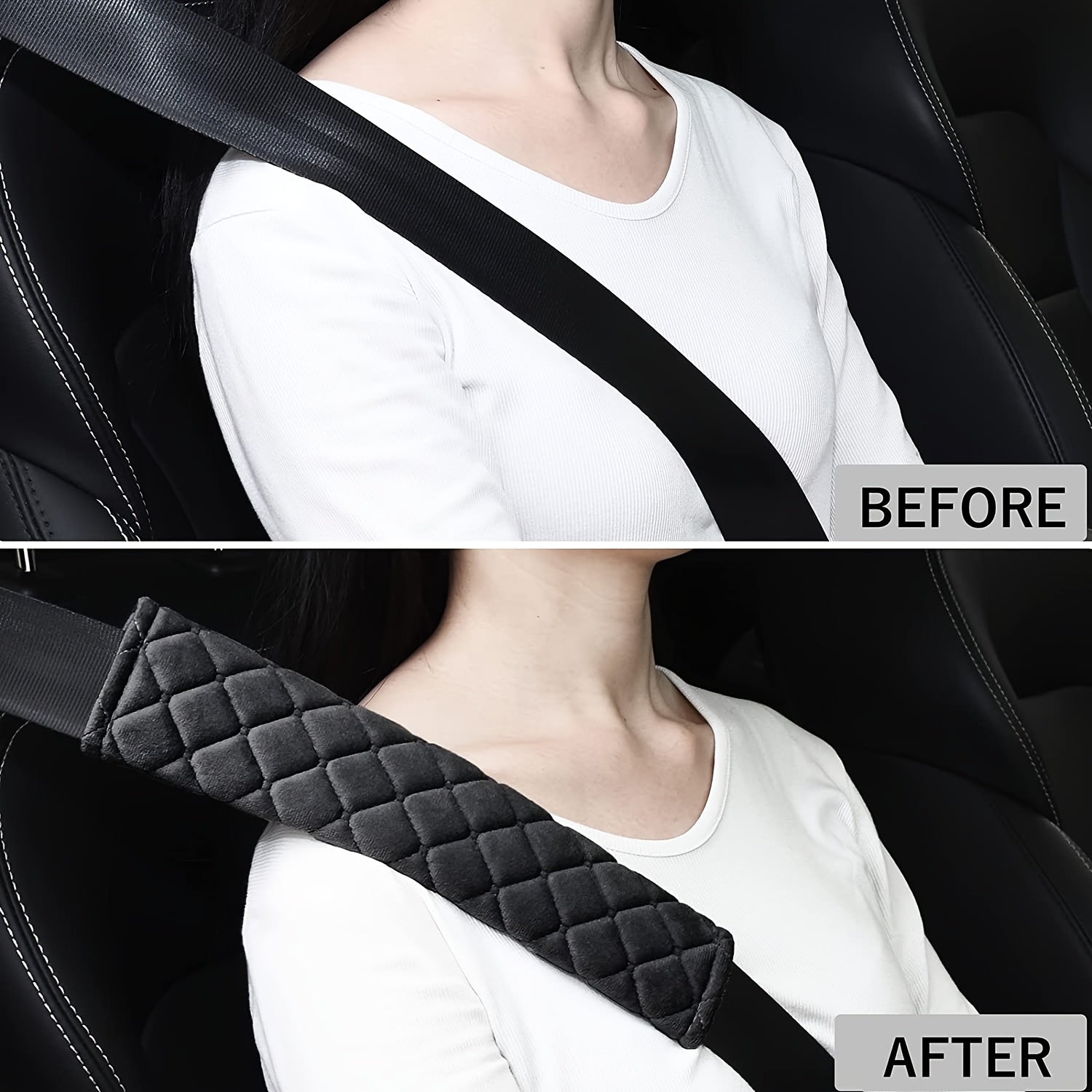 Seat Belt Cushion Seatbelt Cover Soft Auto Shoulder Pad Car Interior