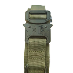 Military Tactical Dog Collar with Metal Buckle and Handle