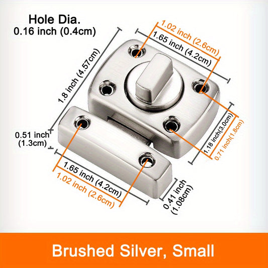 Home Security Door Lock Rotate Bolt Latch Gate Latches Door Slide Lock