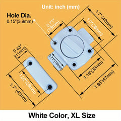 Home Security Door Lock Rotate Bolt Latch Gate Latches Door Slide Lock