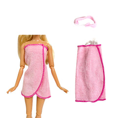 Princess Daily Bathrobe for Doll Accessories - Doll Gift Toy for Girl