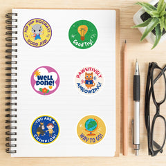 50PCS Reward Stickers For Good Job Vinyl Waterproof Stickers