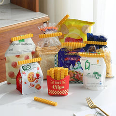 12pcs Food Sealing Clip Home Standing Milk Powder Snack Clip