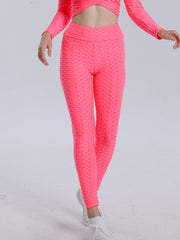 Honeycomb Butt Lifting Leggings High Waist Yoga Pants