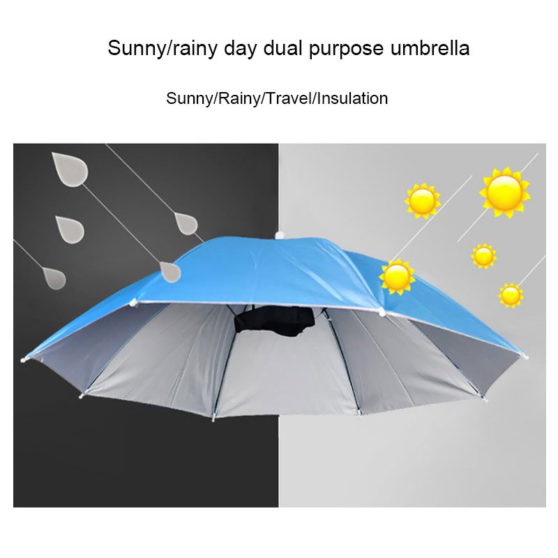 Sun Protection Umbrella Hat for Outdoor Activities and Fishing