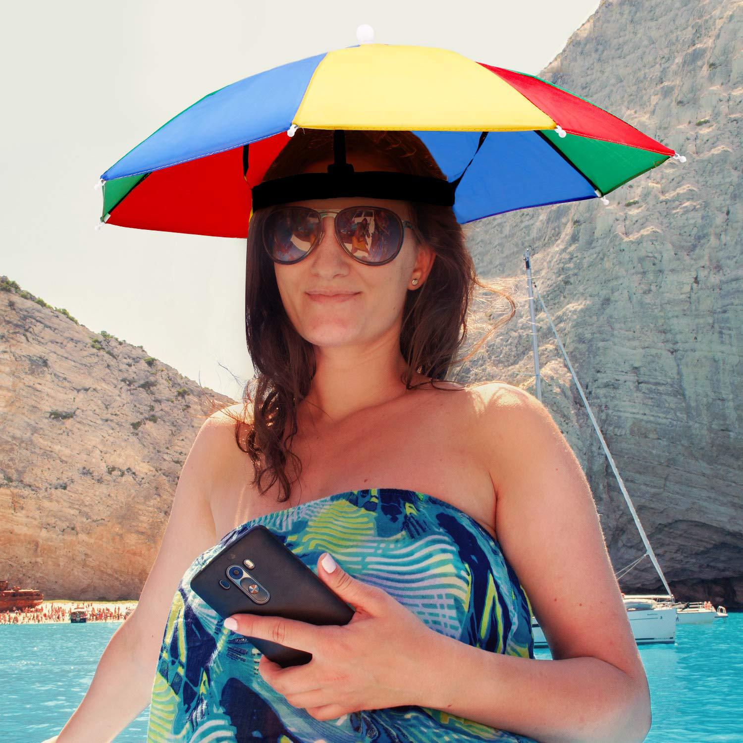 Sun Protection Umbrella Hat for Outdoor Activities and Fishing