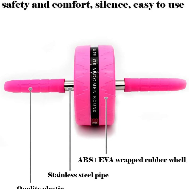 Abdomen Roller with Knee Pad and Jump Rope for Home Gym Workout