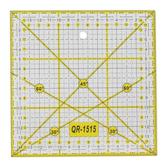 DIY Sewing Quilting Tool Square Quilting Ruler Cutting Ruler 15 X