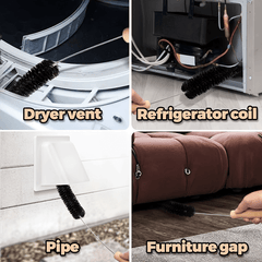 Dryer Vent Cleaner Kit - Flexible Vent Trap Cleaning Brush