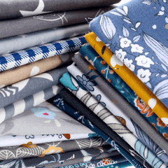 30 Floral Fabric Bundle Squares for Crafts Scrapbook DIY