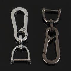 2pcs Metal Keychain Spring Key Chain DIY Carabiners Home Decor