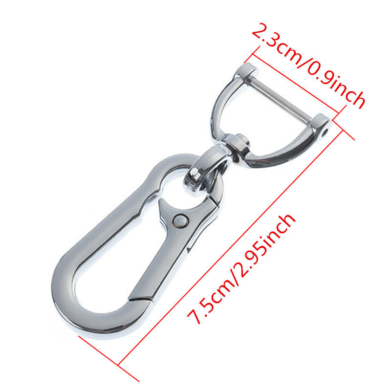 2pcs Metal Keychain Spring Key Chain DIY Carabiners Home Decor
