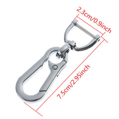 2pcs Metal Keychain Spring Key Chain DIY Carabiners Home Decor