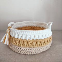 Polyester Crochet Knitting Tape Cloth Strip Yarn for Hand Knitting Cushion