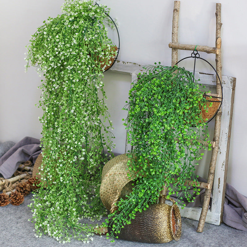 Golden Willow Decoration for Living Room Wall Indoor Green Plant