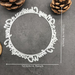 Christmas Letter Garland Metal Cutting Die for Scrapbook and Card Making