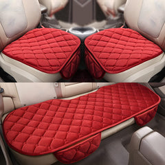 3pcs Car Seat Cushion with Storage Pouch Memory Silk Cotton