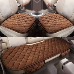 3pcs Car Seat Cushion with Storage Pouch Memory Silk Cotton