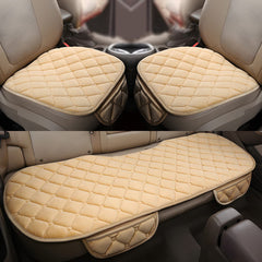 3pcs Car Seat Cushion with Storage Pouch Memory Silk Cotton