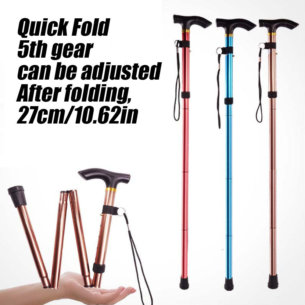 Portable Folding Trekking Poles for Outdoor Hiking