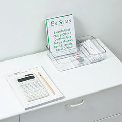 Clear Plastic Storage Box Drawer Organizer for Cosmetics and Stationery