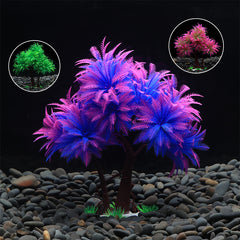 Artificial Aquarium Plants Green Water Ornaments Low Maintenance Aquarium Grass