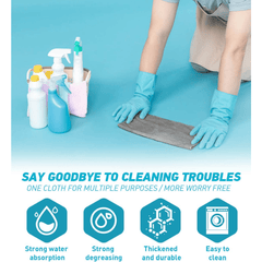 15 Microfiber Cleaning Cloth WEAWE Rags - Multi-Purpose Cleaning Towels