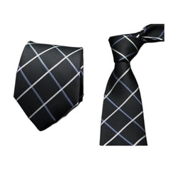 Plaid Necktie Groom Gentleman Ties Men's Wedding Party Formal Dress