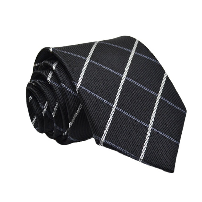 Plaid Necktie Groom Gentleman Ties Men's Wedding Party Formal Dress