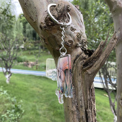 Unicorn Pattern Keychain for Girls Backpacks