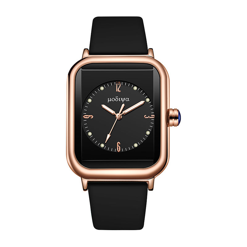 Kids Quartz Watch Casual Alloy Wrist Watch Silicone Strap Gift