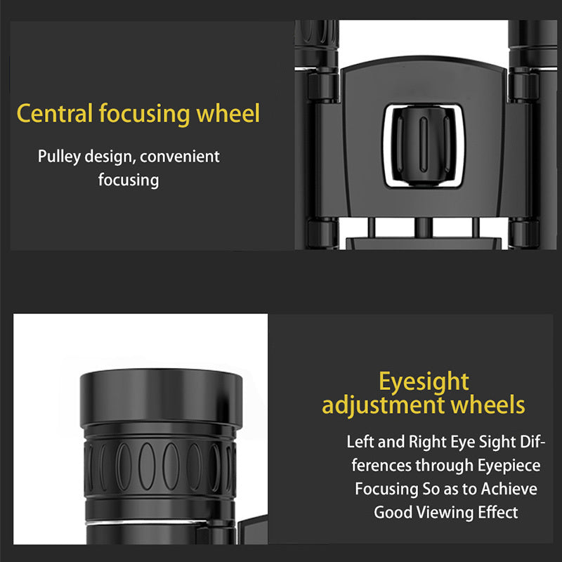 Portable HD 50000m Telescope Binoculars 200x25 Zoom