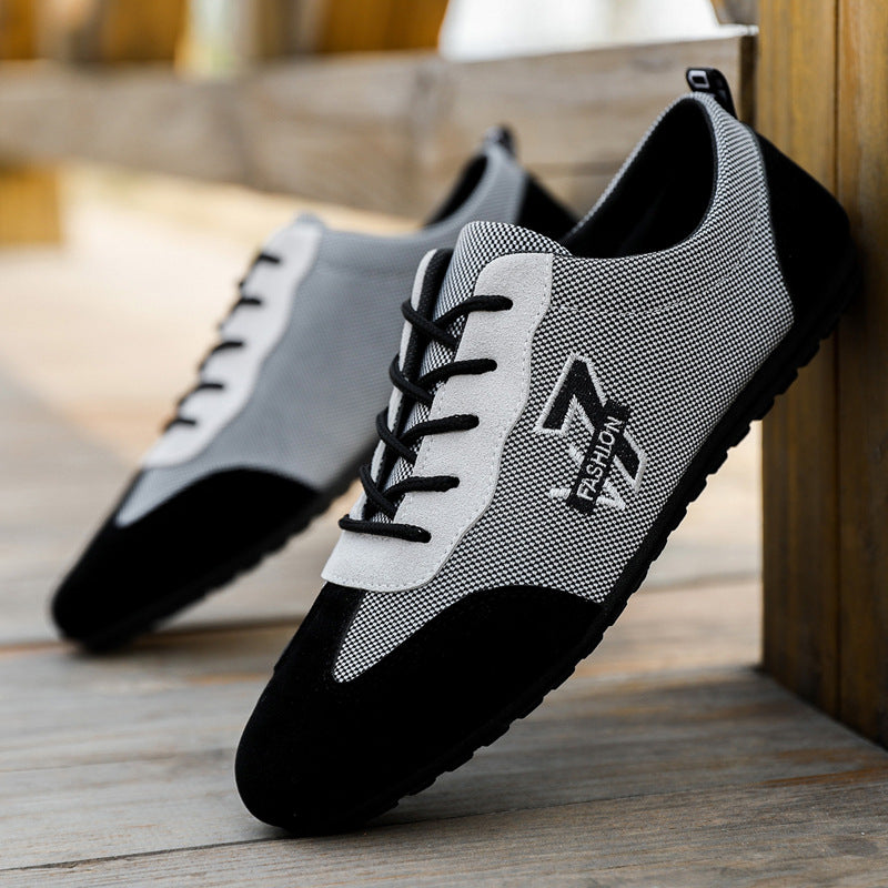 Men's Lace up Sneakers Comfortable Walking Shoes
