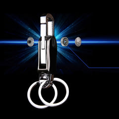 4 in 1 Multifunctional Car Keychain Motorcycle Keychain Rotatable Keyring