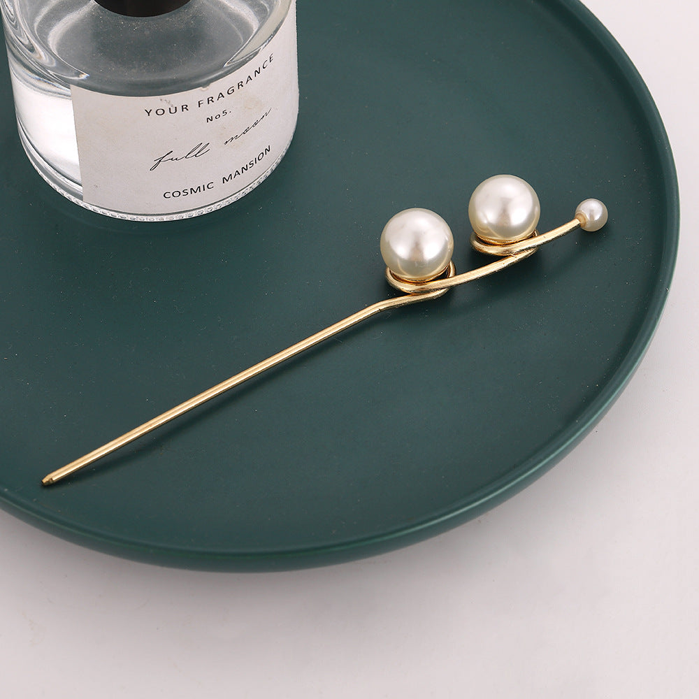Faux Pearl Hairpin Metal Hairpin Hair Jewelry Girls Hair Accessories