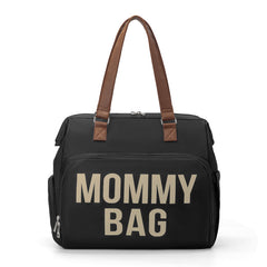 Large Capacity Mommy Bag Three-way Diagonal Span with Insulation Mat