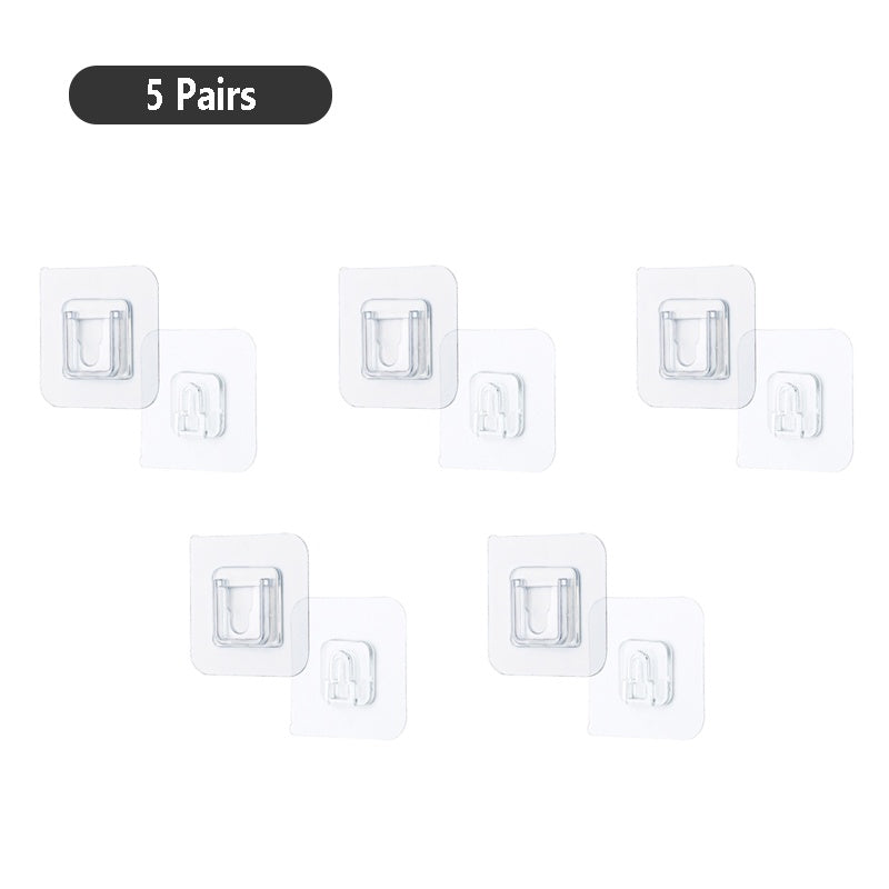 Automatic Wall Hook Sticker Front And Back Sticker Hanger