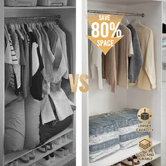 3D Vacuum Storage Bags Space Saver Closet Organizers Up 80% Space