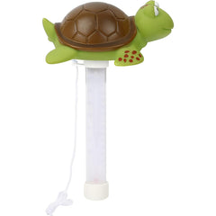 Large Floating Pool Thermometer with String Turtle Design