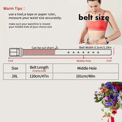Men's Retro Jeans Belt Decorative Accessories