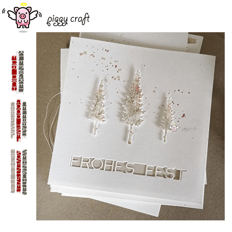 Metal Cutting Die Stencil Letter Background Frame for DIY Scrapbooking