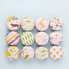 12pcs Mini Medicine Box Candle Jar Incense Candle Small Iron Box Home