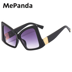 Men's Large Frame Cat Eye Sunglasses for Outdoor Sports