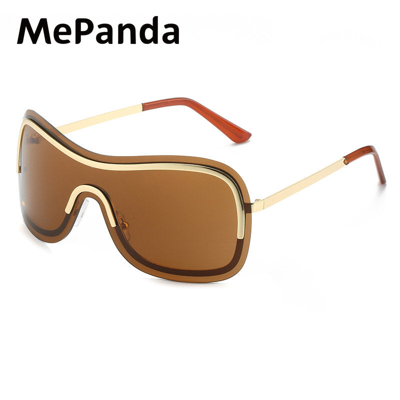 MePanda Men's Metal Hip Hop Sunglasses