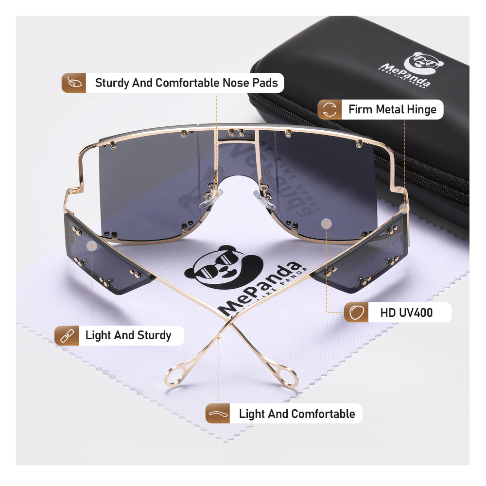 Men's Large Frame Casual Sun Protection Sunglasses