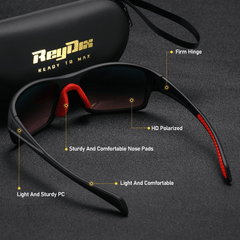 ReyDix Sports Polarized Sunglasses Unisex Cycling Glasses
